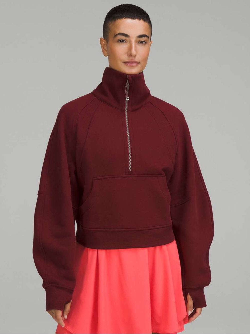 Lululemon Scuba Oversized Funnel-Neck Half Zip